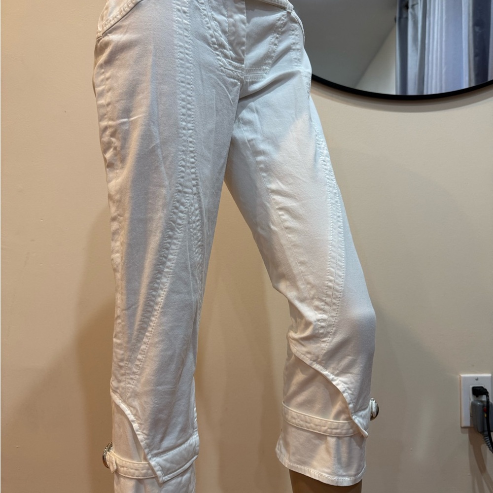 Dolce and Gabbana white Women's cropped pants